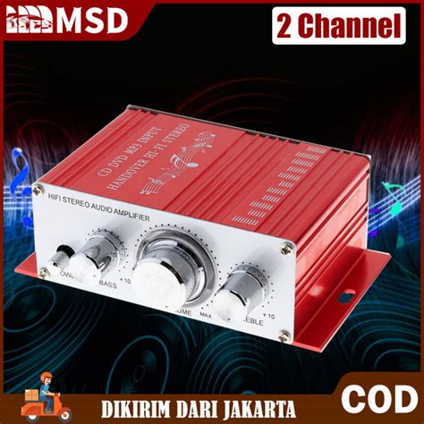 Dikirim Dari Jakarta Amplifier Mini Ampli Hi Fi Stereo Amplifier