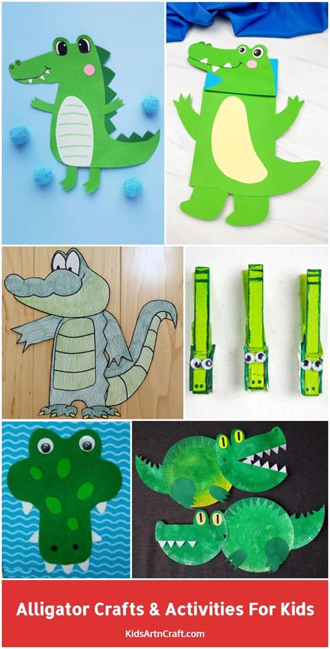 Alligator Crafts & Activities for Kids - Kids Art & Craft