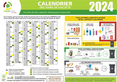 Calendrier De Collecte Avec Modification Collecte De Verre