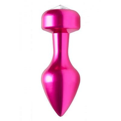 Solitaire Gem Accented Aluminium Anal Plug Adultshopit Co Uk