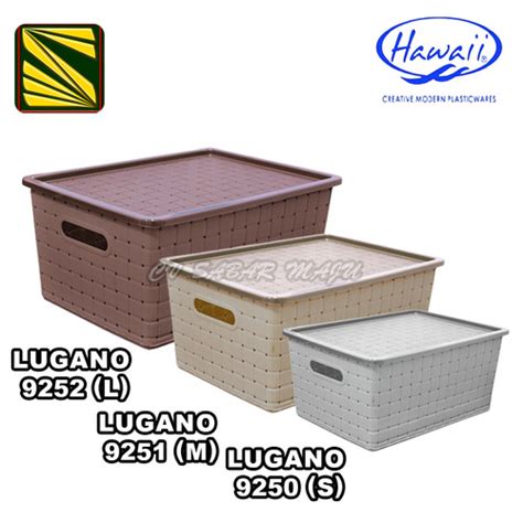 Jual Keranjang Tutup Lugano 9251 M Dan 9252 L Hawaii Plastik Basket