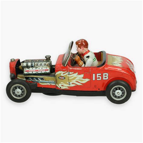 Retrooz Tin Toy Hot Rod Jaren 50 Nomura Made In Japan