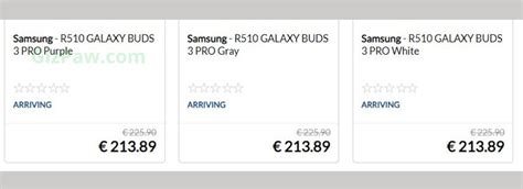 Samsung Galaxy Buds 3 Pro name and pricing revealed as per European ...