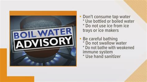 UPDATE Boil Water Advisory Lifted In St John Parish Wwltv