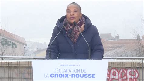 Lyon Christiane Taubira Se Déclare Candidate à La Présidentielle 2022