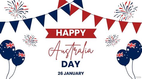 Australia Day Banner Background in EPS, Illustrator, JPG, PSD, PNG, PDF ...