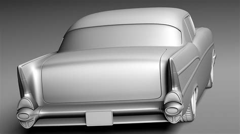 Chevrolet Belair 1957 Custom Lowrider 3d Model 3d Model Cgtrader