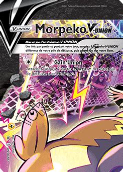 Pokevalue Fr Carte Pok Mon Morpeko V Union N S Rie Swsh Black