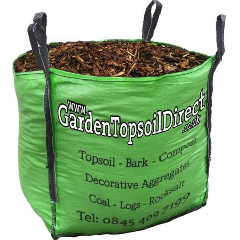 Border Bark Mulch Garden Topsoil Direct