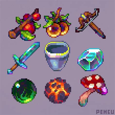 pengu on Twitter: "Made some 32x pixel art sprites #Minecraft #pixelart"