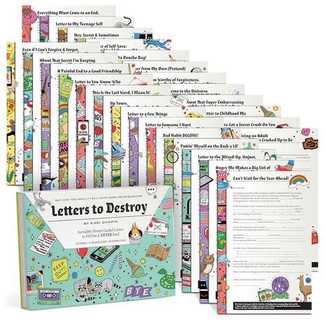 Letters to Destroy Fill-In Letters: An Incredibly Honest Set of 25