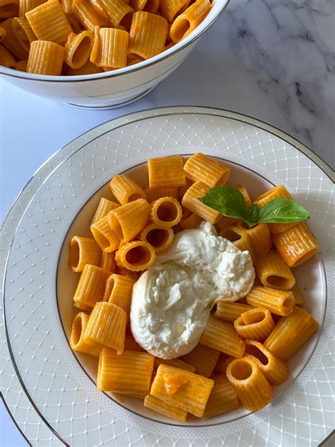 Rigatoni Alla Vodka With Burrata A Taste Of Amore