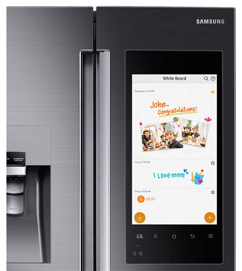 Samsung's smart fridge with its giant embedded smartphone is now on ...