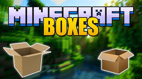 Minecraft Boxes Mod Cardboard Boxes And Ups Minecraft V1 6 4 Mod Spotlight Youtube