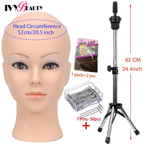 Mannequin Head Wig Tripod Stand Tripod Hairdressing Head Tripod