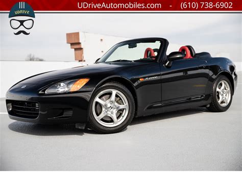 2000 Honda S2000 3k Miles Berlina Black over Red Leather