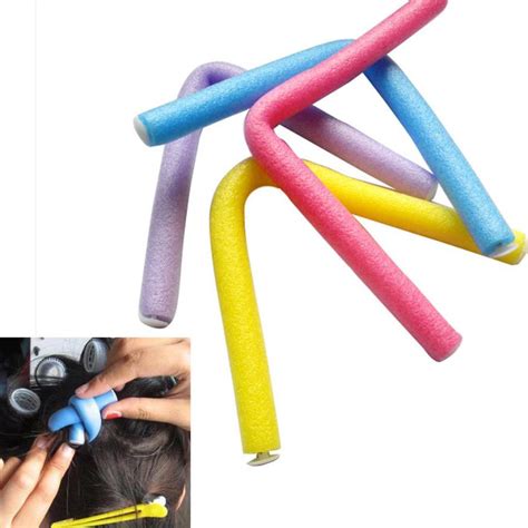 10pcs Set Curler Makers Soft Foam Sponge Bendy Twist Curls Diy Styling