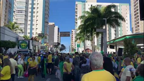 Manifestantes Fazem Ato A Favor De Bolsonaro E Do Voto Impresso Na