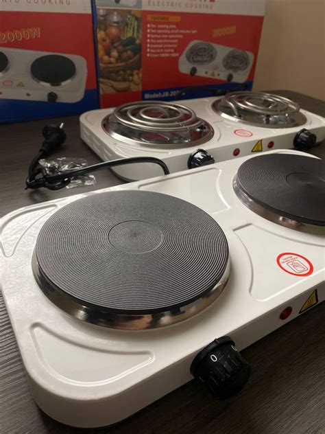 Купить Електрична настільна плита дві конфорки Hot Plate HP JX A з дисковим теном кВт