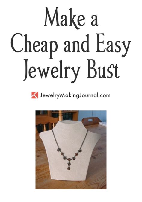 Make A Necklace Display A Cheap And Easy Way To Create A Great Looking