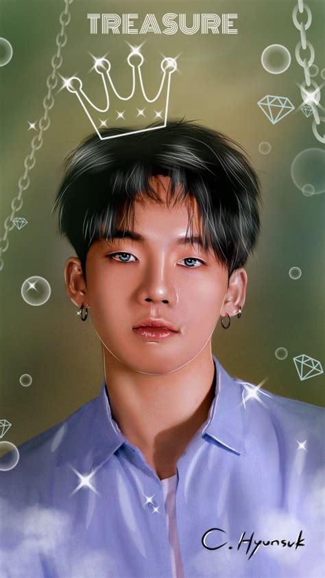 Treasure 💎 Choi Hyunsuk Fanart Ilustrasi Karakter Ilustrasi