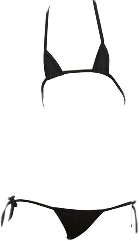 YOMORIO Womens Micro Bikini Sexy Mini Triangle Bikini Japanese Lingerie With G String Thong