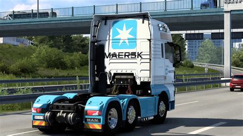 Peau Maersk Homme Tgx Euro Ets Ets Mod Ats Mod