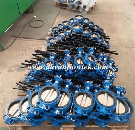 Malleable Handle Cast Ductile Iron Ggg Wafer Type Pn Butterfly