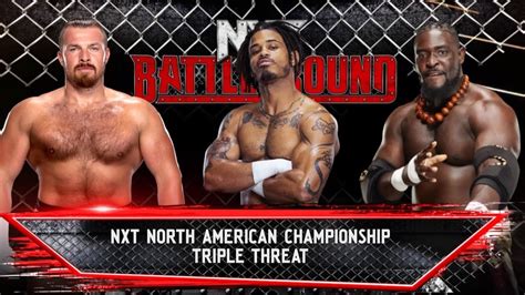 Wes Lee Vs Joe Coffey Vs Oba Femi Nxt Battleground Preview Wwe