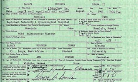 Barack Obama Publishes His Birth Certificate To Prove Hes American