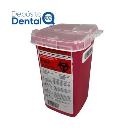 Bote Para Residuos Peligrosos Rojo Dental