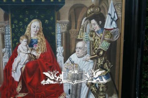 1 The Madonna With Canon Van Der Paele After Jan Van Eyck SOLD