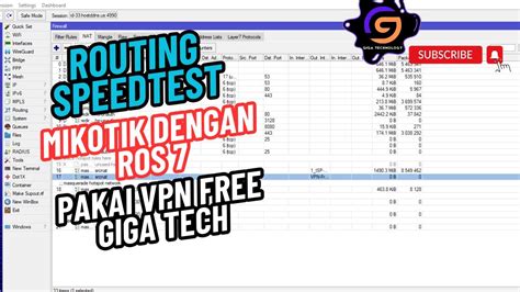 Rubah Nama Speedtest Dengan Vpn Free Giga Technologydi Ros Youtube