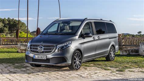 2019 Mercedes Benz V Class V300d Avantgarde Color Selenite Grey Metallic Front Three