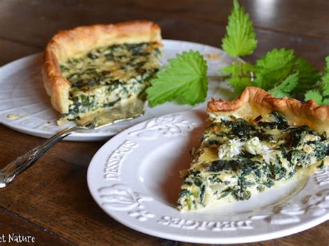 Quiche Aux Orties Et L Ail Des Ours Recette Par Popote Et Nature