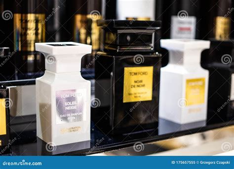 Tom Ford Fragrance Perfume On The Shop Display For Sale Thomas Carlyle Ford Is American