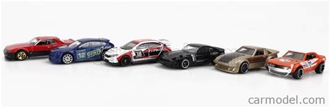 MATTEL HOT WHEELS HLK49 0711 Scale 1 64 HONDA CIVIC TYPE R 2018 TOYOTA CELICA 1970 MAZDA