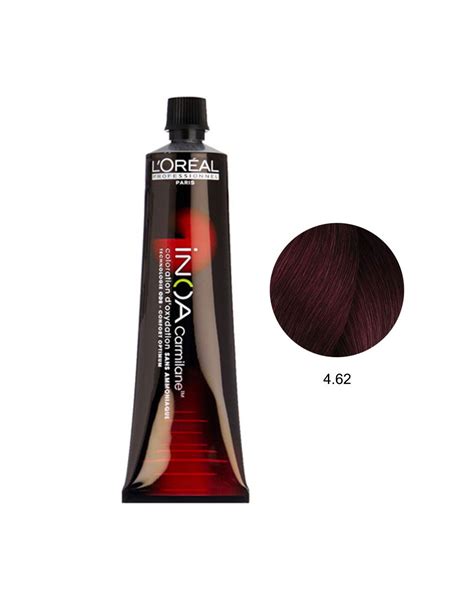 L Oreal Inoa Carmilane Castanho Vermelho Irisado Tinta Cabelo