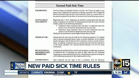 Prop 206 Paid Sick Leave Rules Starting July 1st What You Need To