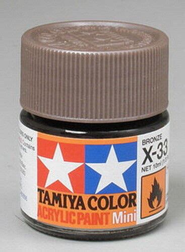 Tamiya 81533 X 33 Bronze Acrylic Mini Paint 10 Ml Bottle Ebay