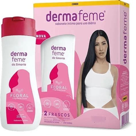 Dermafeme Kit 2 Sabonete Íntimo 200Ml Cada Cimed Araki