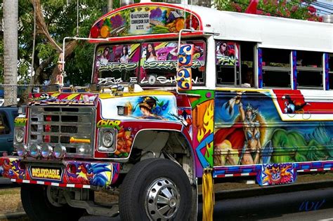 Discover The Vibrant Diablo Rojo Buses Of Panama