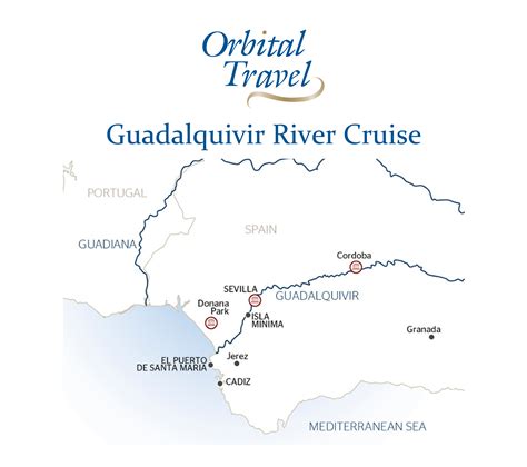 Guadalquivir River Map