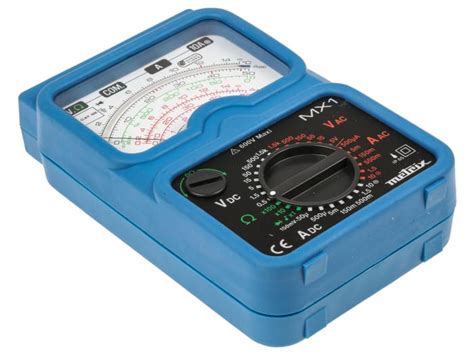 Mx1 Metrix Metrix Mx 1 Handheld Analogue Multimeter 10a Ac Max 10a Dc Max 219 434 Rs