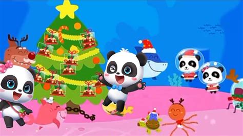 Baby Bus Cartoons Baby Panda Christmas Day Celebration 🎉 🎊 Kids Enjoy