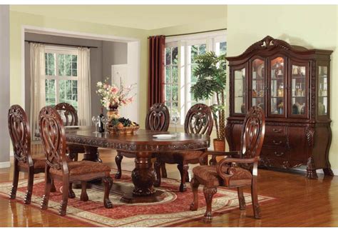 Acme Formal Dining Set 60265 Quinlan Traditional Cherry Collection