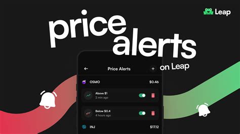 Set Price Alerts For Cosmos Tokens