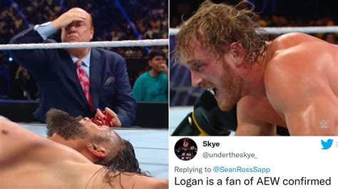 Logan Is A Fan Of Aew Confirmed Twitter Explodes To Logan Paul