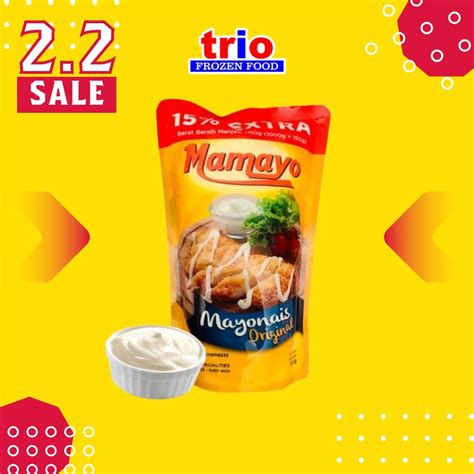 Jual Mamayo Mayonnaise Original 1kg Extra 10 1100gr Shopee Indonesia