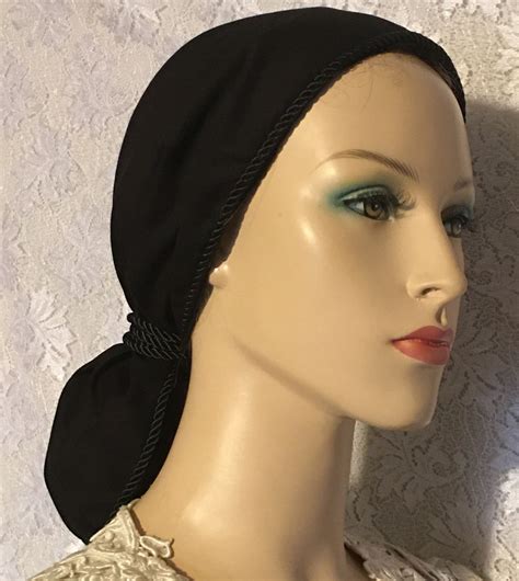 Snood Head Covering All Cotton Hair Snoods For Women Tichel Renaissance